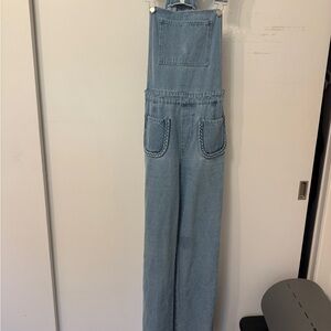 Vici Light Blue Denim Jumpsuit